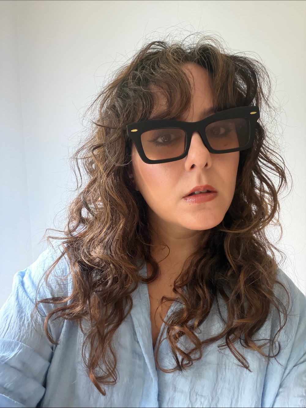Karen Walker Arrowed Black Tinted Sunglasses